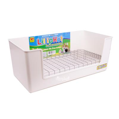 LillipHut Accessories Rabbit Fit Pan ห้องน้ำกระต่าย สีเหลี่ยม (ขนาดใหญ่) (TM2761)